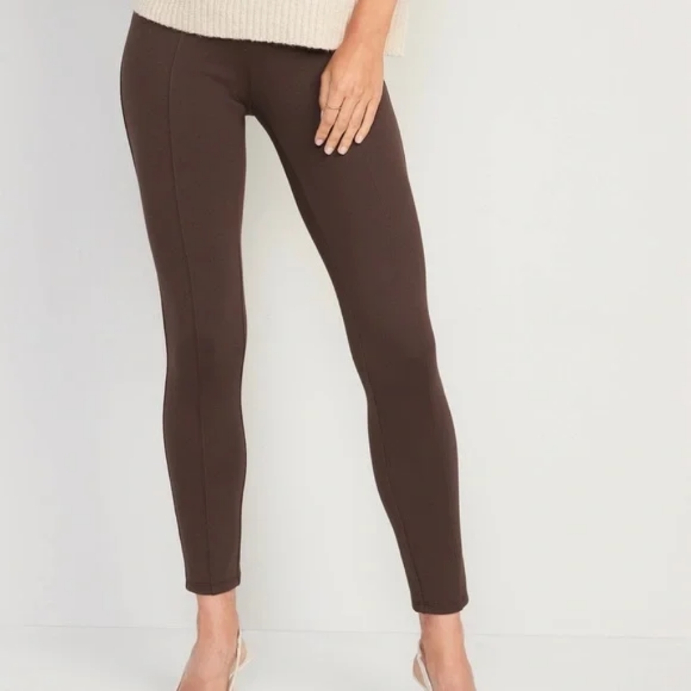 Old Navy, Stevie Skinny, High Waist, Ankle Oant, Size 3x, Dark Brown